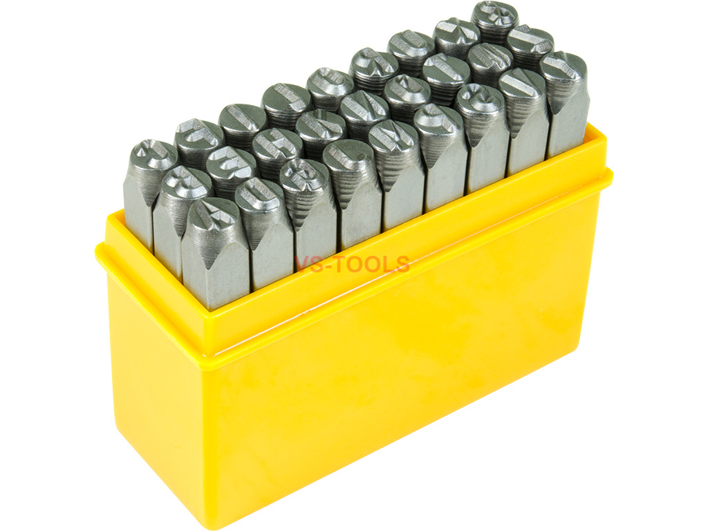 Steel Punch Stamp Die Set Metal Tool Letters (AZ) 27Piece